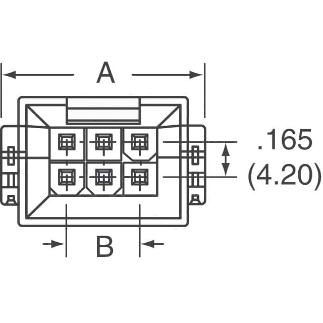 438790029 Molex  Embases à broches mâles